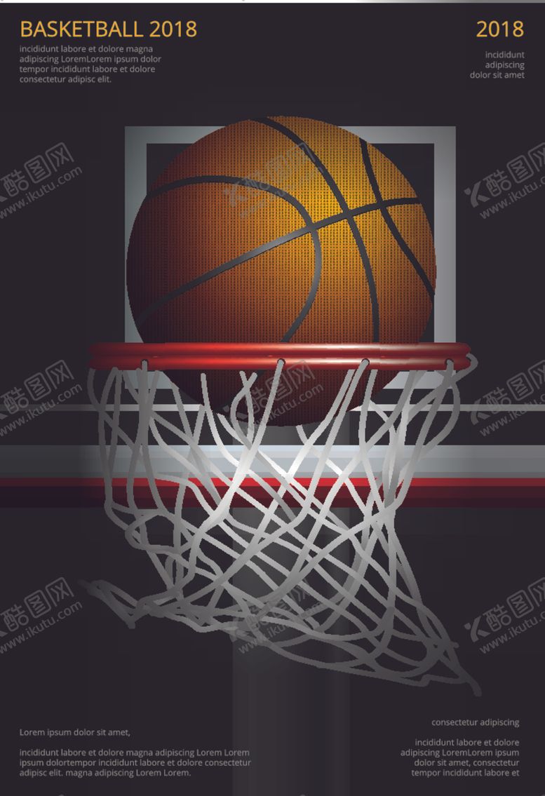 编号：60076310312139062424【酷图网】源文件下载-篮球海报