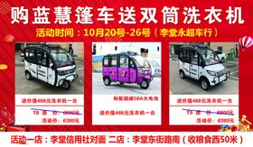 电动车促销蓝慧电动车