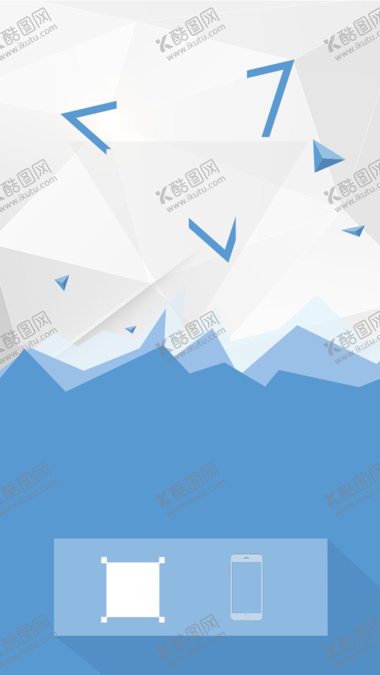 编号：64715304180447308278【酷图网】源文件下载-蓝色手机广告