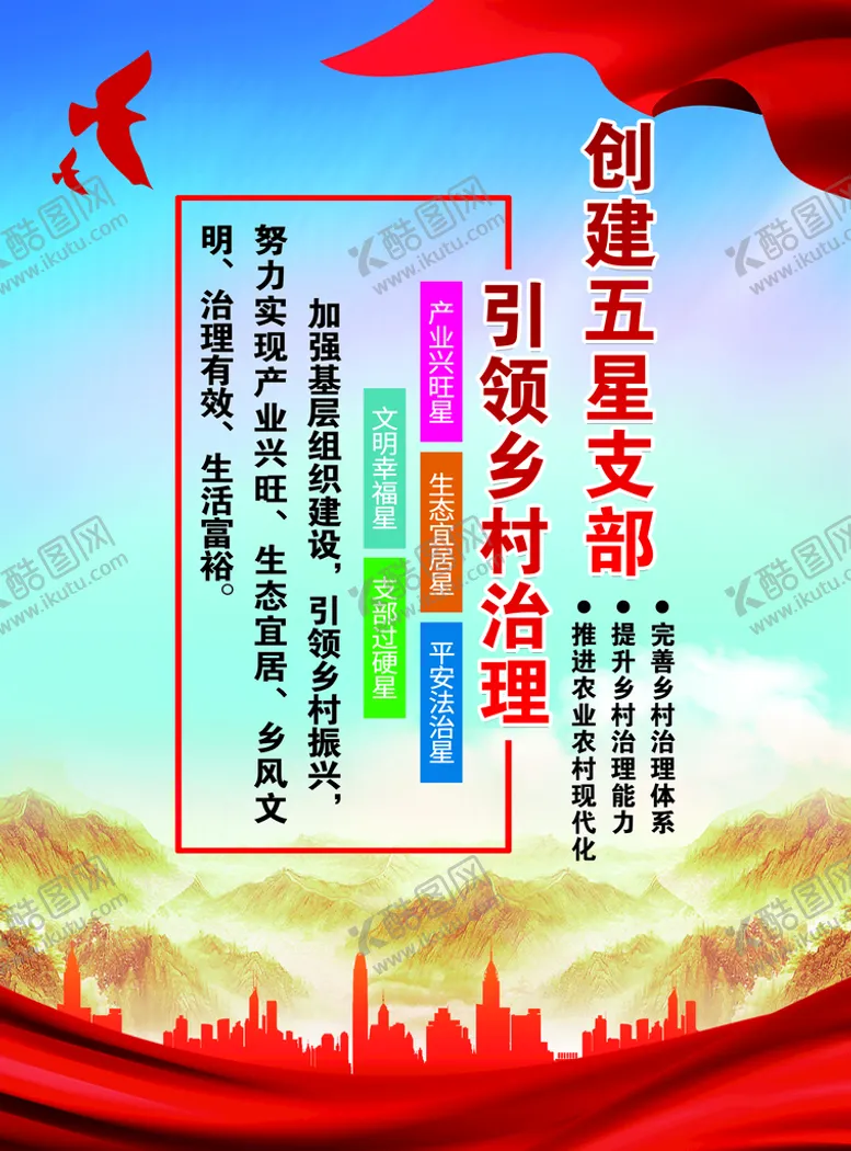 编号：91286510102205082168【酷图网】源文件下载-创建五星支部