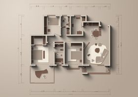 现代简约风格房屋平面图