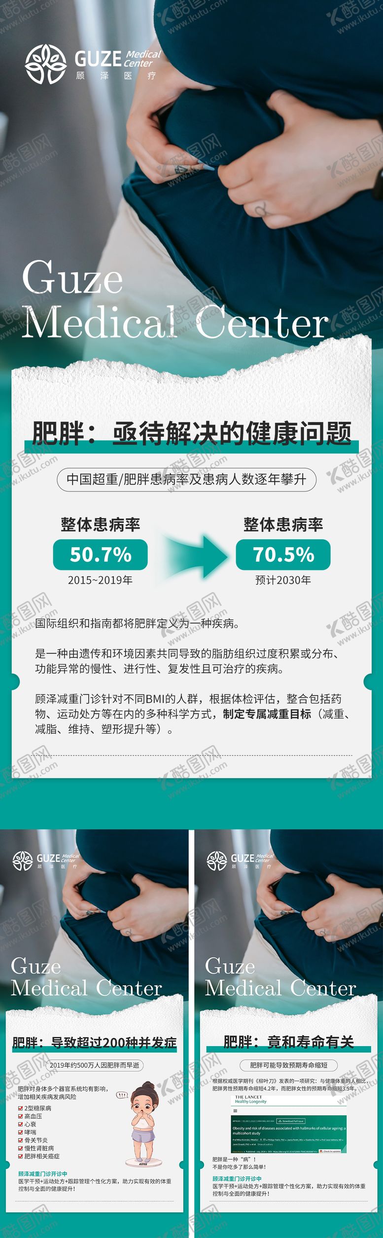 编号：31150705291211597381【酷图网】源文件下载-减肥科普海报