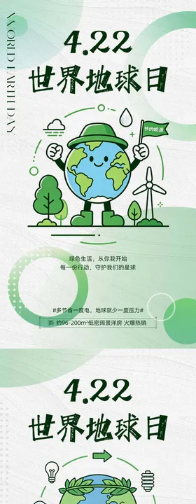 世界地球日海报
