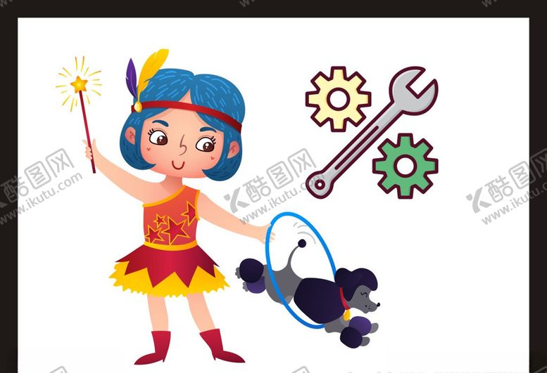 编号：44804309260807549082【酷图网】源文件下载-手绘卡通插画