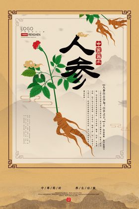 中药药材中医宣传海报素材