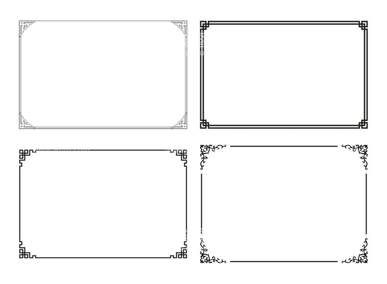 编号：41702912091522594325【酷图网】源文件下载-相框 边框