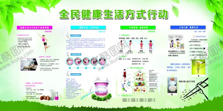 编号：81649207021143532884【酷图网】源文件下载-全民健康生活方式行动