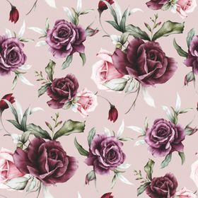 紫色花卉图案清新唯美