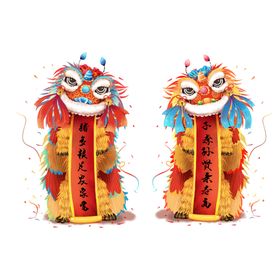 春节舞狮
