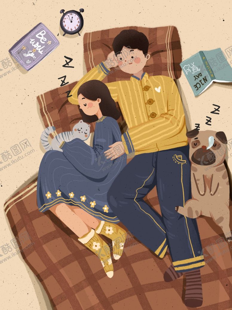 编号：54320205131308096678【酷图网】源文件下载-创意卡通插画图案
