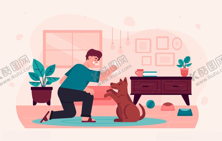 编号：50000510092239058791【酷图网】源文件下载-矢量可爱宠物