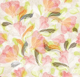 矢量动物矢量植物插画手绘
