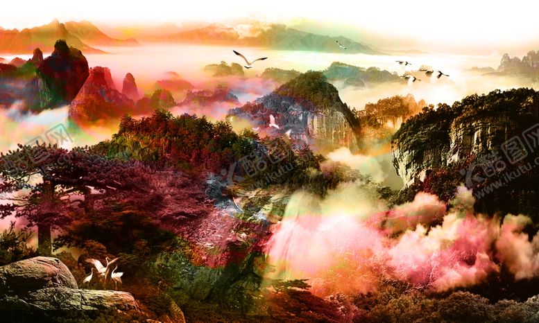 编号：80075410251441516455【酷图网】源文件下载-山水画