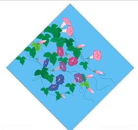 牵牛花矢量图