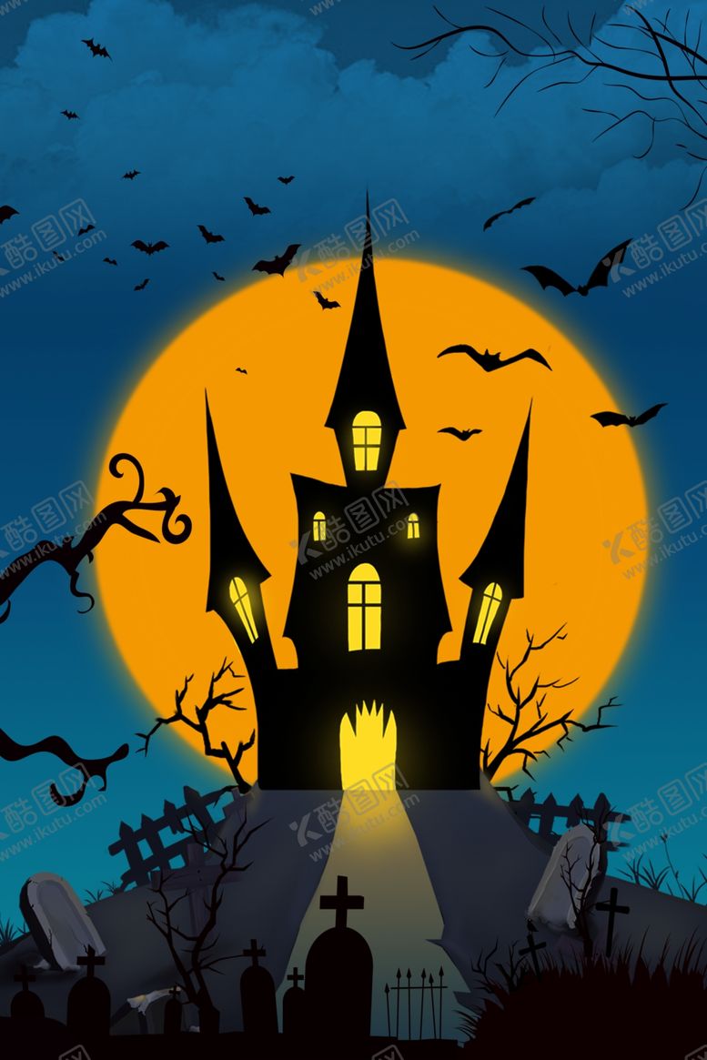 编号：22861010010713079798【酷图网】源文件下载-万圣节素材