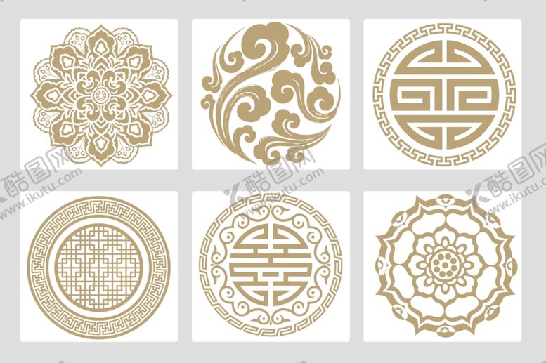 编号：12135211021749441932【酷图网】源文件下载-传统中式花纹图案