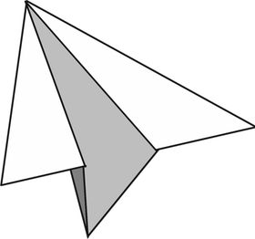 纸飞机icon位置卡通插画