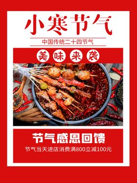 小寒海报24节气节气夏至X展架节气宣传