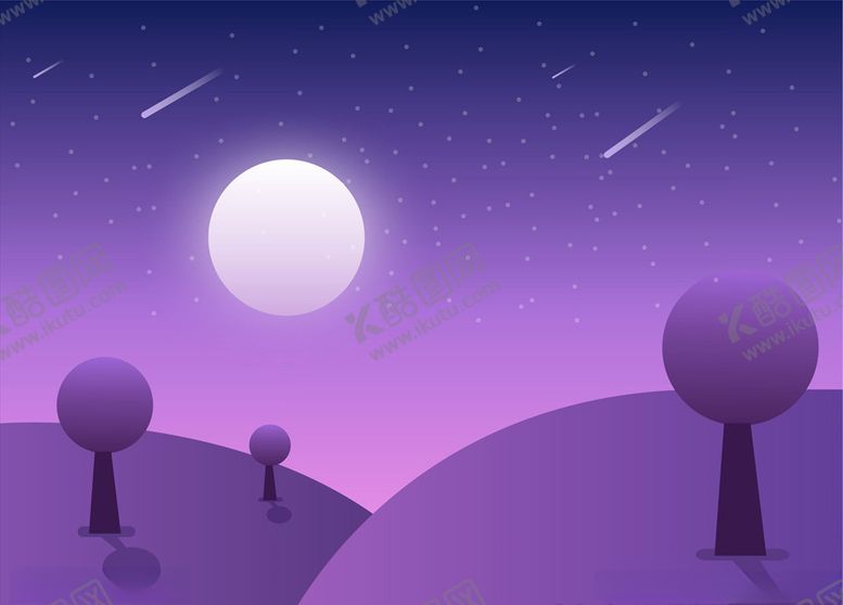 编号：76185205060328013857【酷图网】源文件下载-插画紫夜