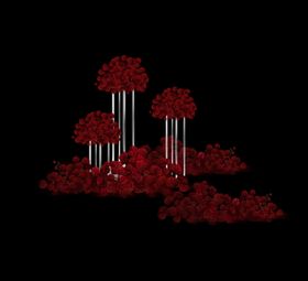 红色玫瑰景观造型设计