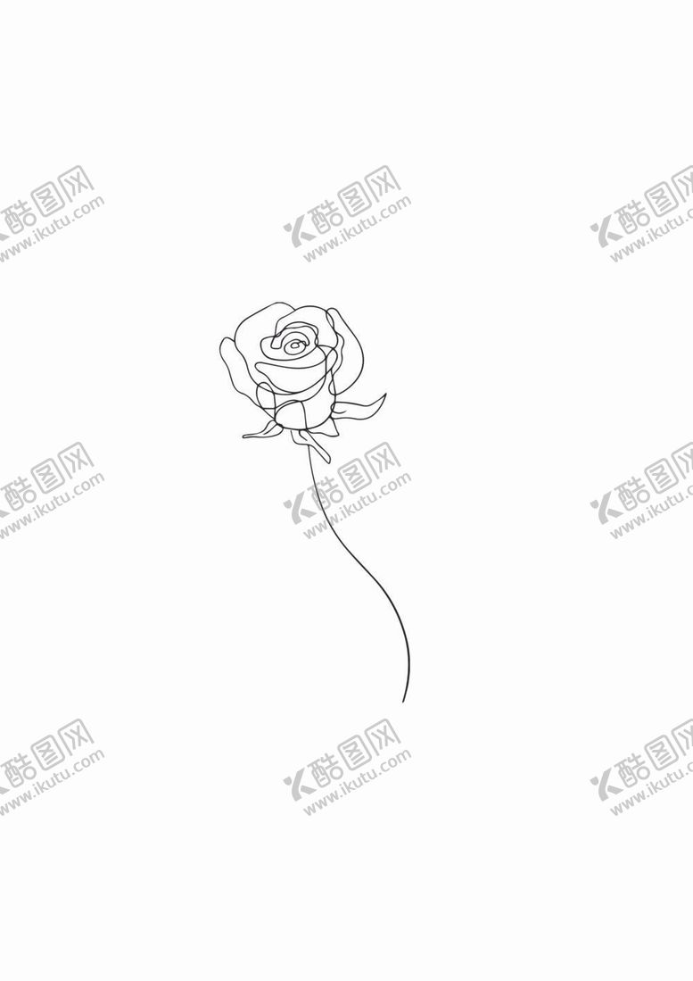 编号：14669812021406188427【酷图网】源文件下载-矢量玫瑰