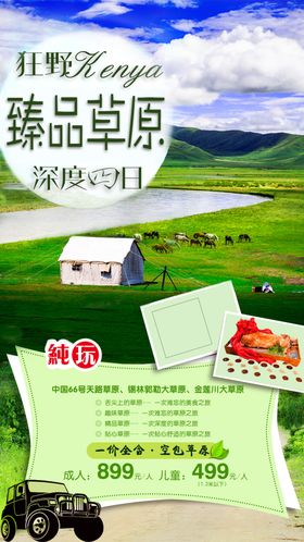 草原蒙古大串烧烤宣传图