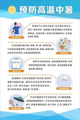 预防高温中暑