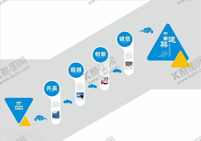 编号：66782010260635567678【酷图网】源文件下载-楼梯形象墙