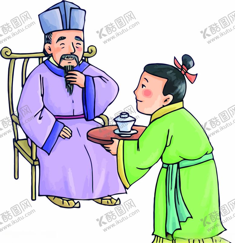 编号：73811210030246292543【酷图网】源文件下载-孝敬父母卡通矢量