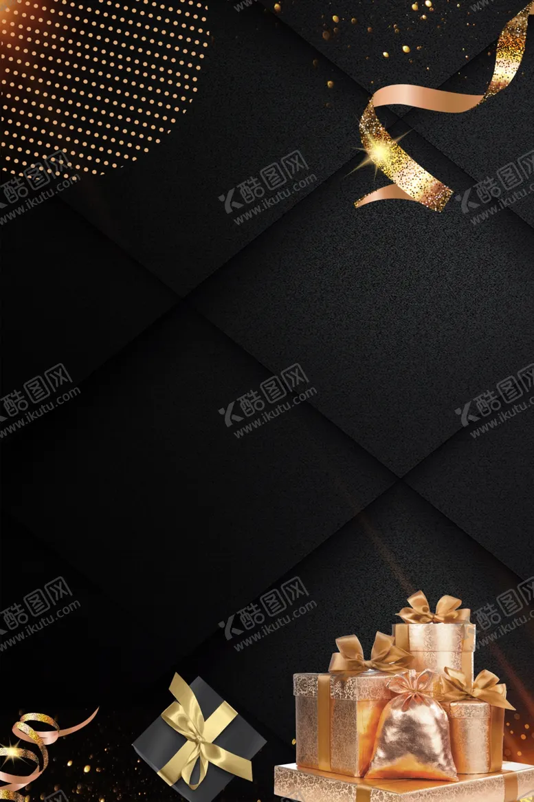 编号：47006904170301569269【酷图网】源文件下载-黑金背景素材