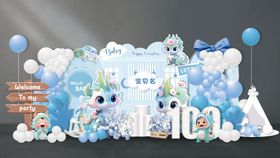 龙宝宝宴美陈布置