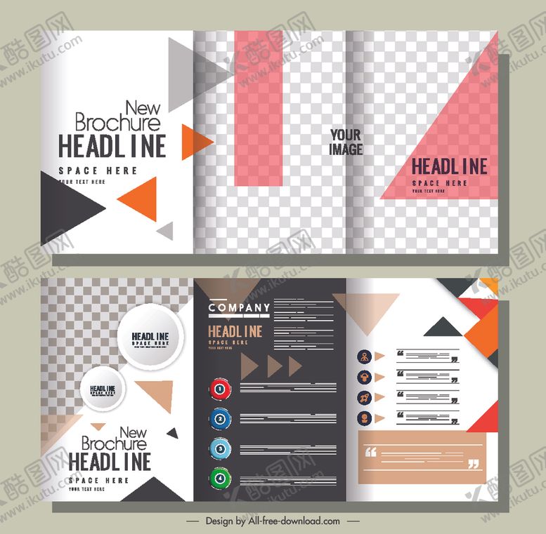 编号：52866209150539192910【酷图网】源文件下载-三折页设计