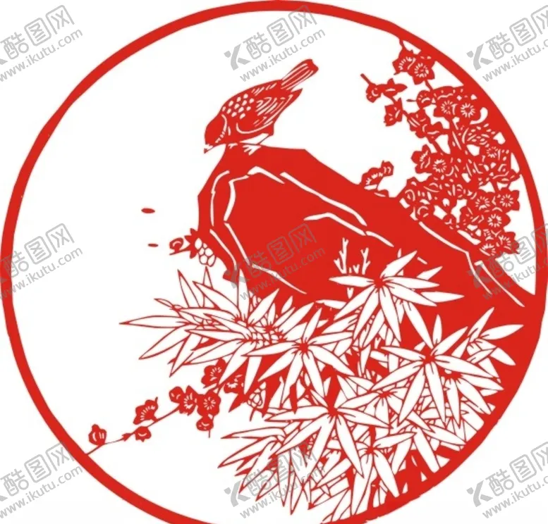 编号：41976910290215323137【酷图网】源文件下载-窗花剪纸图片