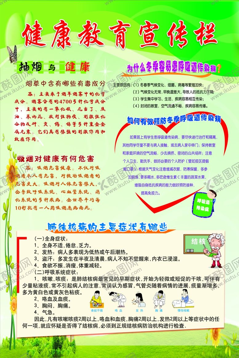编号：33546210011211427206【酷图网】源文件下载-健康教育宣传栏
