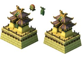游戏房屋建筑物元素
