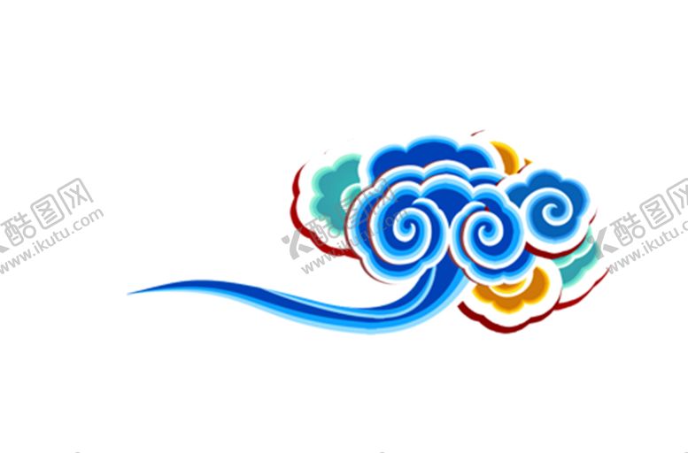 编号：36546304210807458558【酷图网】源文件下载-彩色祥云