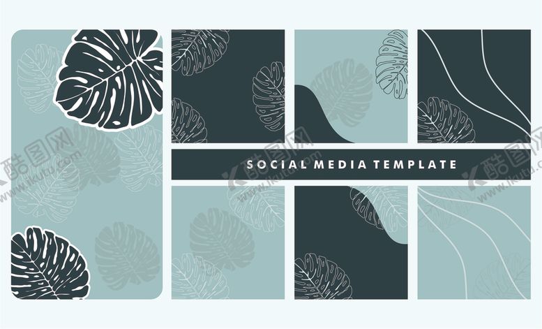 编号：83468411010601246058【酷图网】源文件下载-清新绿叶图案背景