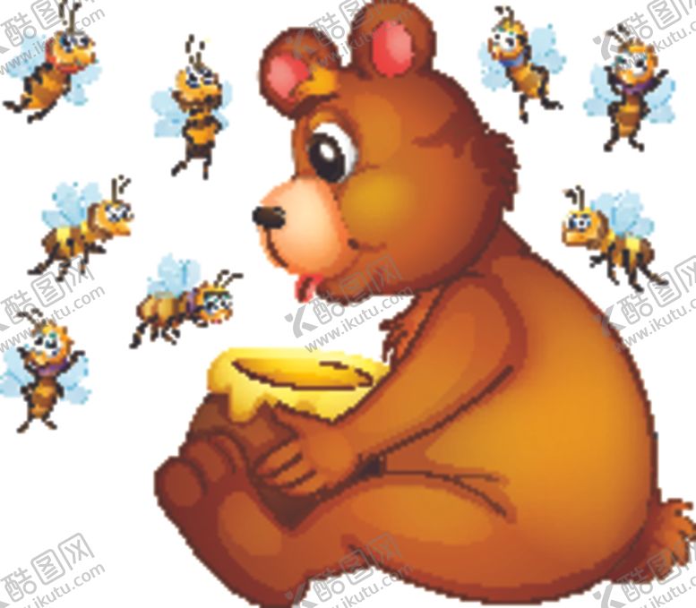 编号：23777510041836198551【酷图网】源文件下载-卡通熊插画