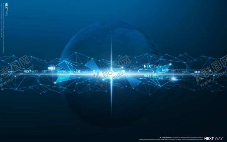 编号：53525509251840595074【酷图网】源文件下载-网络科技城市合成背景图片