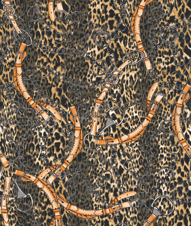 编号：42860010040039352740【酷图网】源文件下载-链条豹纹