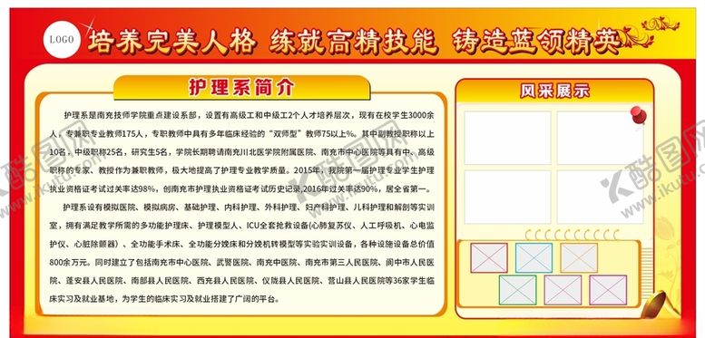 编号：20240505021410035612【酷图网】源文件下载-护理系展板