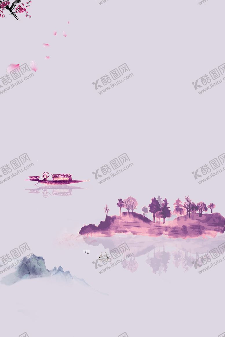 编号：44299209251608452378【酷图网】源文件下载-水墨装饰画