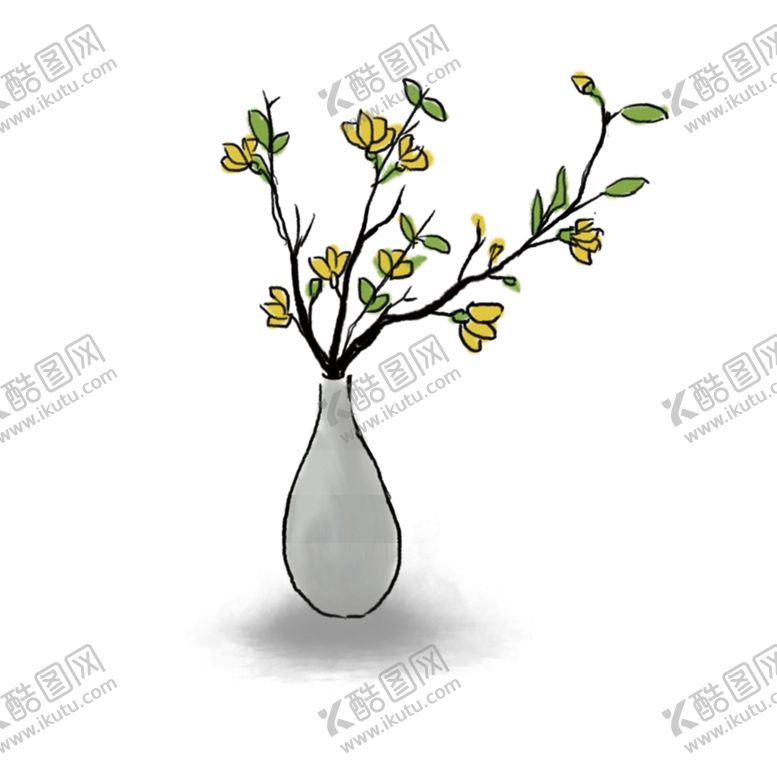 编号：31729506290938365799【酷图网】源文件下载-花瓶装饰元素