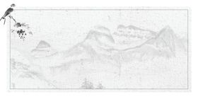山水古风水墨背景