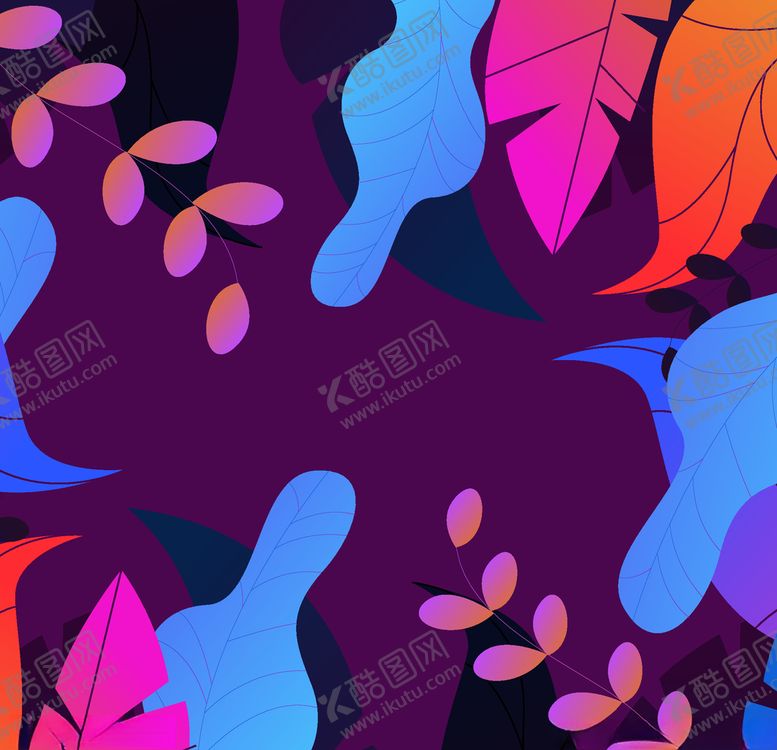 编号：34545309190025395336【酷图网】源文件下载-叶子背景