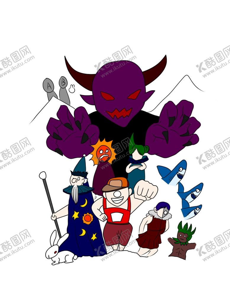 编号：53847109190315398506【酷图网】源文件下载-手绘动画动漫卡通