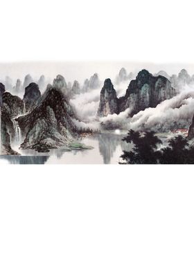 水墨山水素材