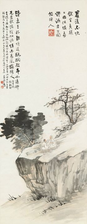 张大千山水画