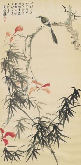 张大千国画