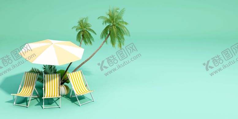 编号：36259709200230247259【酷图网】源文件下载-3d度假小场景